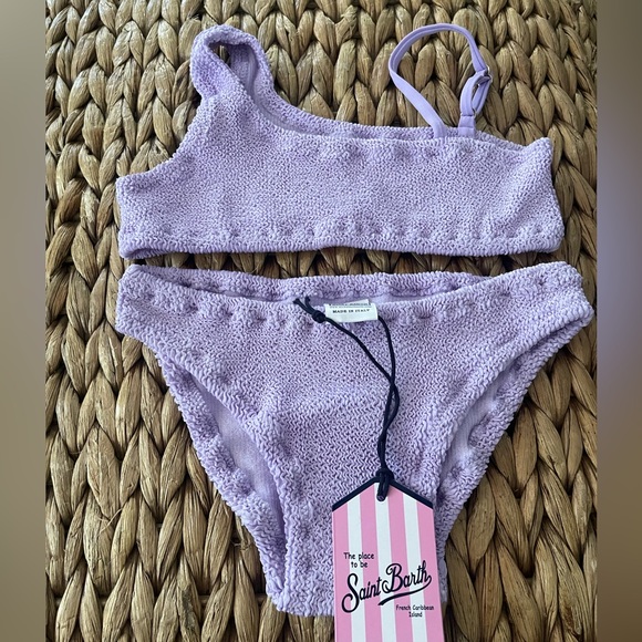 MC2 Saint Barth Kids Vivy shirred-effect bikini set
